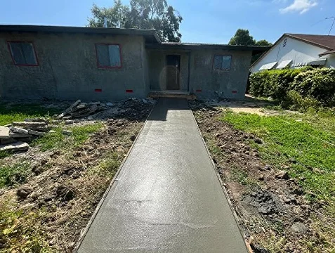 Walkway pavers laid in Lafayette