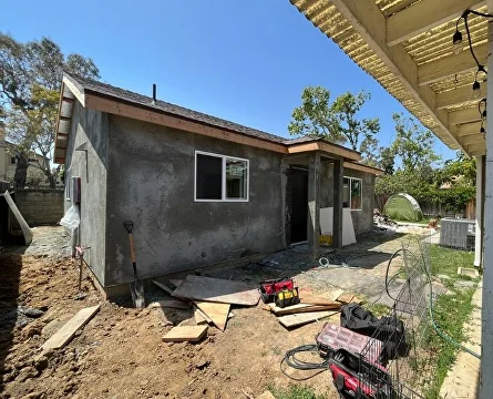 Concrete walls set in San Francisco