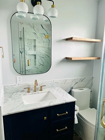 Guest bath refresh in Pleasant Hill